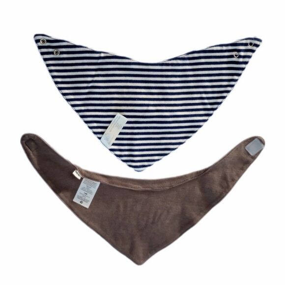 2pc Bandana Infant Bibs Thanksgiving Gobble/Dream Big - Picture 2 of 5